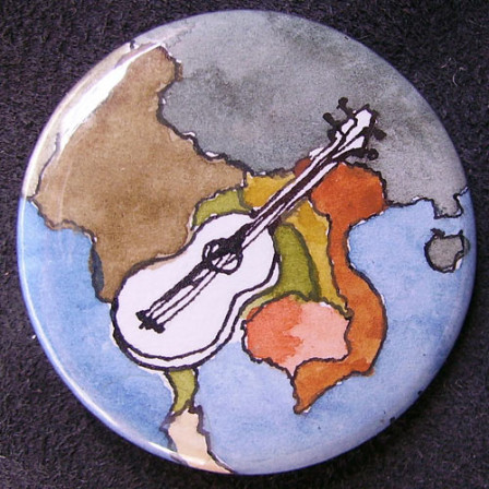 Badge Asie & Guitare